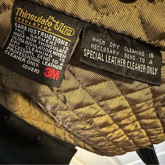 **SOLD** Mens Wilsons M. Julian Leather Jacket with Thinsulate Insulation - Picture 14 of 16